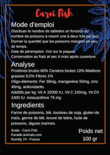 Charger l'image dans la galerie, Composition Scale Carni Fish 100 gr pour poissons carnivores