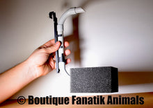 Charger l'image dans la galerie, Filtre exhausteur aquarium 120 mousse fine noire reproduction discus pour alevins