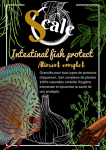 Granulés vermifuge naturel pour poissons d'aquarium - SCALE "Intestinal Fish Protect"