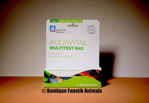 Tests bandelettes Aquarium Münster AQUAVITAL Multitest 6 in 1